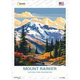 Mount Rainier Washington Novelty Rectangle Sticker Decal P-4526s
