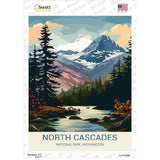 North Cascades Washington Novelty Rectangle Sticker Decal P-4528s