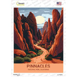 Pinnacles California Novelty Rectangle Sticker Decal P-4531s