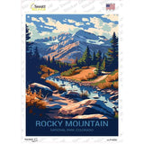 Rocky Mountain Colorado Novelty Rectangle Sticker Decal P-4532s