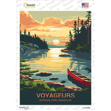 Voyageurs Minnesota Novelty Rectangle Sticker Decal P-4539s