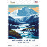 Wrangell - St Elias Alaska Novelty Rectangle Sticker Decal P-4542s