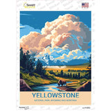 Yellowstone Novelty Rectangle Sticker Decal P-4543s