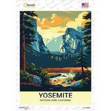 Yosemite California Novelty Rectangle Sticker Decal P-4544s