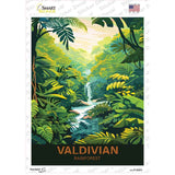 Valdivian Rainforest Novelty Rectangle Sticker Decal P-4547s