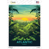 Atlantic Forest Novelty Rectangle Sticker Decal P-4550s