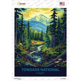 Tongass National Forest Novelty Rectangle Sticker Decal P-4554s