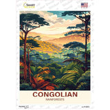 Congolian Rainforests Novelty Rectangle Sticker Decal P-4557s