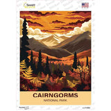 Cairngorms National Park Novelty Rectangle Sticker Decal P-4560s