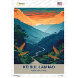 Keibul Lamjao National Park Novelty Rectangle Sticker Decal P-4562s