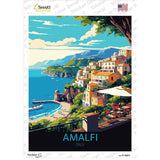 Amalfi Italy Novelty Rectangle Sticker Decal P-4567s