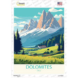 Dolomites Italy Novelty Rectangle Sticker Decal P-4573s