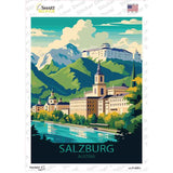 Salzburg Austria Novelty Rectangle Sticker Decal P-4591s