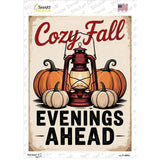 Cozy Fall Novelty Rectangle Sticker Decal P-4605s