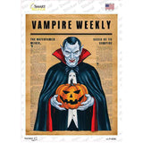 Vampire Weekly Novelty Rectangle Sticker Decal P-4628s
