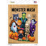 Monster Mash Novelty Rectangle Sticker Decal P-4632s