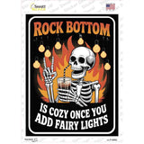Rock Bottom Novelty Rectangle Sticker Decal P-4640s