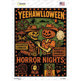 YeeHawlloween Novelty Rectangle Sticker Decal P-4643s
