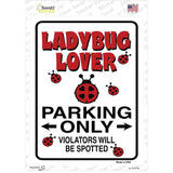 Ladybug Lover Novelty Rectangle Sticker Decal