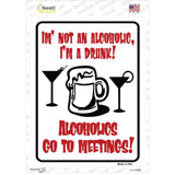 Im A Drunk Novelty Rectangle Sticker Decal