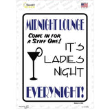 Midnight Lounge Novelty Rectangle Sticker Decal