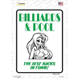 Billiards & Pool Novelty Rectangle Sticker Decal