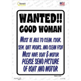Wanted Good Woman Novelty Rectangle Sticker Decal
