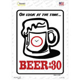 Beer 30 Novelty Rectangle Sticker Decal