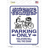 Science Teacher Only Novelty Rectangle Sticker Decal