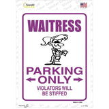 Waitress Only Novelty Rectangle Sticker Decal