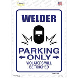 Welder Only Novelty Rectangle Sticker Decal