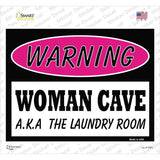 Woman Cave AKA Laundry Room Novelty Rectangle Sticker Decal