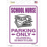 School Nurse Only Novelty Rectangle Sticker Decal