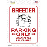 Breeder Only Novelty Rectangle Sticker Decal