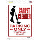 Carpet Cleaner Only Novelty Rectangle Sticker Decal