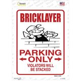 Brick Layer Only Novelty Rectangle Sticker Decal