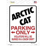 Arctic Cat Only Novelty Rectangle Sticker Decal