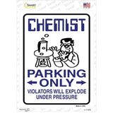 Chemist Only Novelty Rectangle Sticker Decal