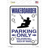 Wakeboarder Only Novelty Rectangle Sticker Decal
