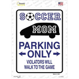 Soccer Mom Only Novelty Rectangle Sticker Decal