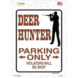 Deer Hunter Only Novelty Rectangle Sticker Decal