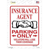 Insurance Agent Parking Lose Coverage Novelty Rectangular Sticker Decal