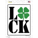 Luck Novelty Rectangle Sticker Decal
