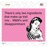 M&Ms And Disappointment Novelty Rectangle Sticker Decal