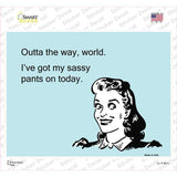 Ive Got My Sassy Pants Novelty Rectangle Sticker Decal
