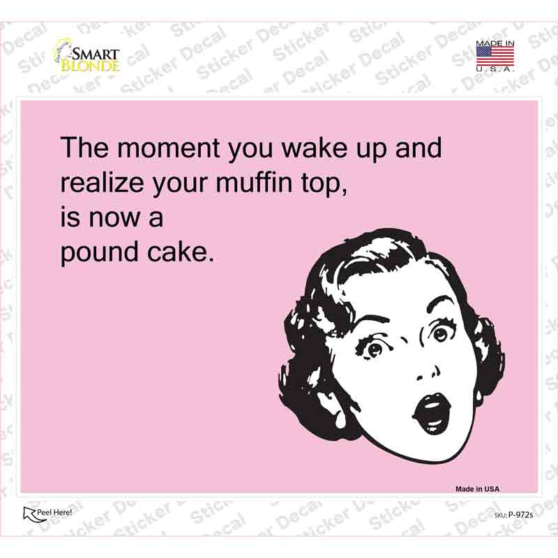 Wake Up And Realize Novelty Rectangle Sticker Decal