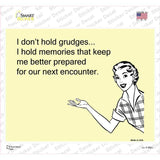 I dont hold grudges Novelty Rectangle Sticker Decal