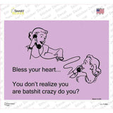 Bless Your Heart Novelty Rectangle Sticker Decal