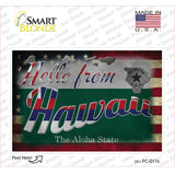 Hello From Hawaii Novelty Postcard Sticker Decals