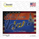 Hello From Idaho Novelty Postcard Sticker Decals